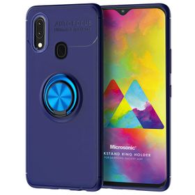 Microsonic Samsung Galaxy M20 Skyfall Transparent Clear Siyah Kılıf