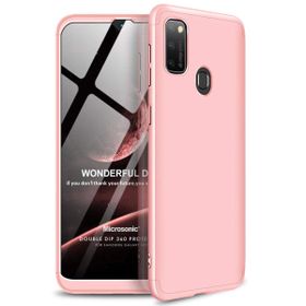 Microsonic Samsung Galaxy M21 Double Dip 360 Protective Rose Gold Cep Telefonu Kılıfı