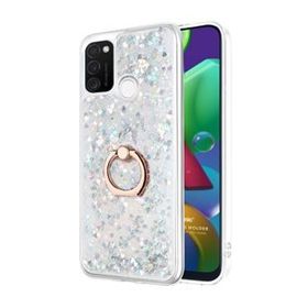 Microsonic Samsung Galaxy M21 Glitter Liquid Holder Kılıf