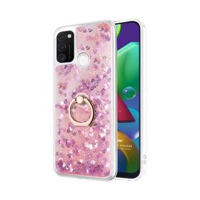 Microsonic Samsung Galaxy M21 Glitter Liquid Holder Kılıf