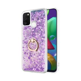 Microsonic Samsung Galaxy M21 Glitter Liquid Holder Kılıf
