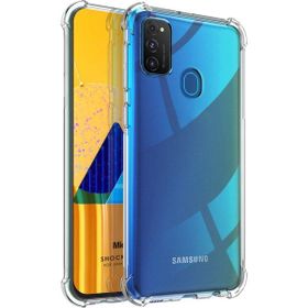 Microsonic Samsung Galaxy M21 Shock Absorbing Şeffaf Cep Telefonu Kılıfı