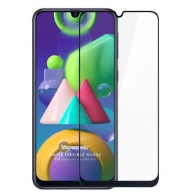 Microsonic Samsung Galaxy M21 Uyumlu Seramik Matte Flexible Siyah Ekran Koruyucu