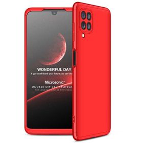 Microsonic Samsung Galaxy M22 Double Dip 360 Protective Kılıf