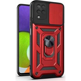 Microsonic Samsung Galaxy M22 Impact Resistant Kırmızı Kılıf