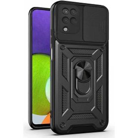 Microsonic Samsung Galaxy M22 Impact Resistant Siyah Kılıf