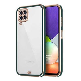 Microsonic Samsung Galaxy M22 Laser Plated Soft Kılıf