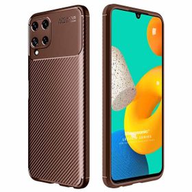 Microsonic Samsung Galaxy M22 Legion Series Kahverengi Cep Telefonu Kılıfı