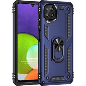 Microsonic Samsung Galaxy M22 Military Ring Holder Kılıf