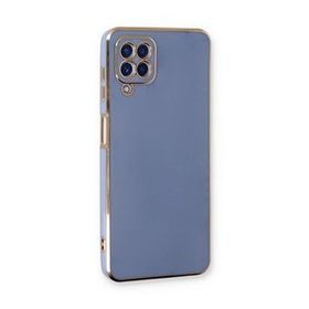 Microsonic Samsung Galaxy M22 Olive Plated Lavanta Grisi Kılıf