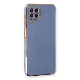 Microsonic Samsung Galaxy M22 Olive Plated Lavanta Grisi Kılıf