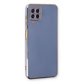 Microsonic Samsung Galaxy M22 Olive Plated Lavanta Grisi Kılıf