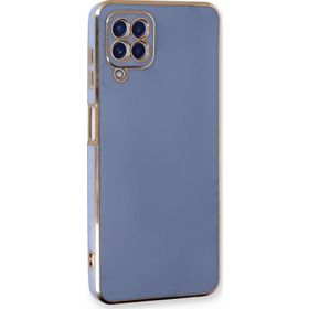Microsonic Samsung Galaxy M22 Olive Plated Lavanta Grisi Kılıf