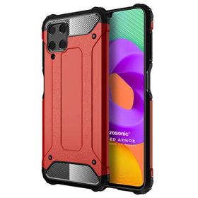 Microsonic Samsung Galaxy M22 Rugged Armor Kırmızı Kılıf