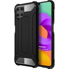 Microsonic Samsung Galaxy M22 Rugged Armor Siyah Kılıf