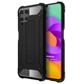 Microsonic Samsung Galaxy M22 Rugged Armor Siyah Kılıf