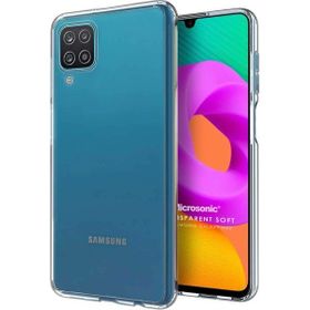 Microsonic Samsung Galaxy M22 Transparent Soft Beyaz Cep Telefonu Kılıfı