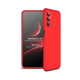 Microsonic Samsung Galaxy M23 Double Dip 360 Kırmızı Kılıf