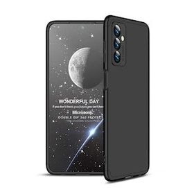 Microsonic Samsung Galaxy M23 Double Dip 360 Protective Siyah Kılıf