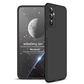 Microsonic Samsung Galaxy M23 Double Dip 360 Protective Siyah Kılıf