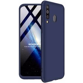 Microsonic Samsung Galaxy M30 Double Dip Lacivert 360 Protective Telefon Kılıfı
