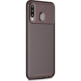 Microsonic Samsung Galaxy M30 Legion Series Kahverengi Kılıf