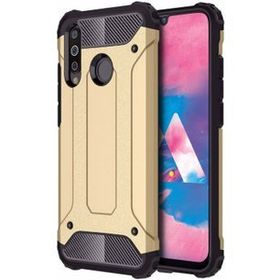 Microsonic Samsung Galaxy M30 Rugged Armor Gold Kılıf