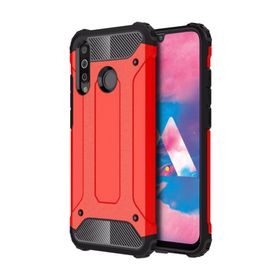 Microsonic Samsung Galaxy M30 Rugged Armor Kırmızı Kılıf