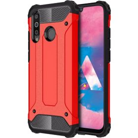 Microsonic Samsung Galaxy M30 Rugged Armor Kırmızı Kılıf