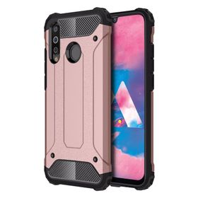 Microsonic Samsung Galaxy M30 Skyfall Transparent Clear Kırmızı Kılıf
