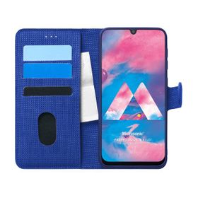 Microsonic Samsung Galaxy M30 Skyfall Transparent Clear Kırmızı Kılıf