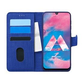 Microsonic Samsung Galaxy M30 Skyfall Transparent Clear Kırmızı Kılıf