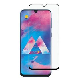 Microsonic Samsung Galaxy M30 Skyfall Transparent Clear Siyah Kılıf