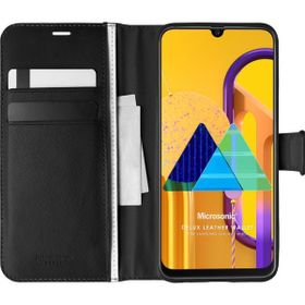 Microsonic Samsung Galaxy M30 Skyfall Transparent Clear Siyah Kılıf