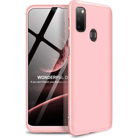 Microsonic Samsung Galaxy M30S Double Dip 360 Protective Rose Gold Kılıf