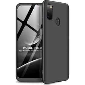 Microsonic Samsung Galaxy M30S Double Dip 360 Protective Siyah Kılıf