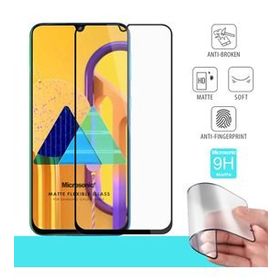 Microsonic Samsung Galaxy M30S Seramik Matte Flexible Siyah Ekran Koruyucu
