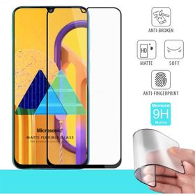Microsonic Samsung Galaxy M30S Seramik Matte Flexible Siyah Ekran Koruyucu