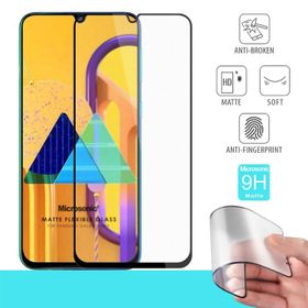 Microsonic Samsung Galaxy M30S Seramik Matte Flexible Siyah Ekran Koruyucu