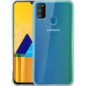 Microsonic Samsung Galaxy M30S Transparent Soft Şeffaf Beyaz Kılıf