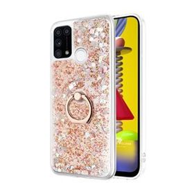Microsonic Samsung Galaxy M31 Glitter Liquid Holder Kılıf