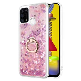 Microsonic Samsung Galaxy M31 Glitter Liquid Holder Kılıf