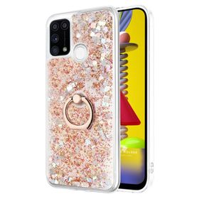 Microsonic Samsung Galaxy M31 Glitter Liquid Holder Kılıf