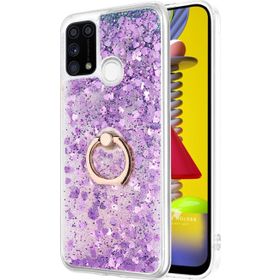 Microsonic Samsung Galaxy M31 Glitter Liquid Holder Kılıf