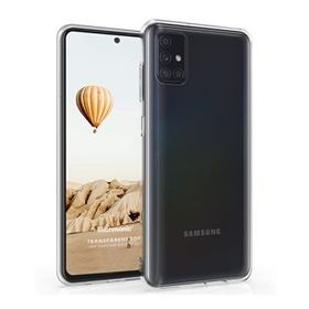 Microsonic Samsung Galaxy M31s Beyaz Transparent Soft Cep Telefon Kılıfı