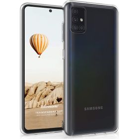 Microsonic Samsung Galaxy M31s Beyaz Transparent Soft Cep Telefon Kılıfı