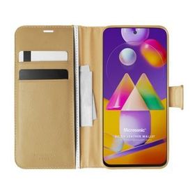 Microsonic Samsung Galaxy M31S Delux Leather Wallet Kılıf