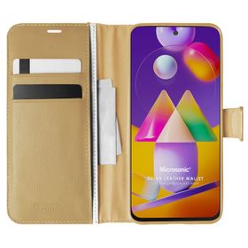 Microsonic Samsung Galaxy M31S Delux Leather Wallet Kılıf