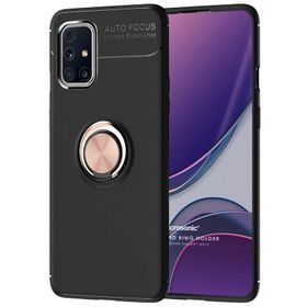 Microsonic Samsung Galaxy M31S Kickstand Ring Holder Kılıf