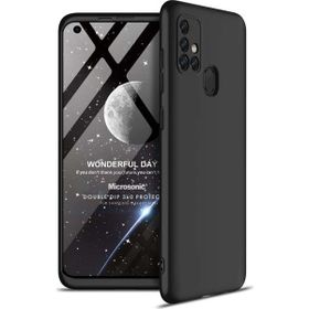 Microsonic Samsung Galaxy M31s Siyah Double Dip 360 Protective Cep Telefon Kılıfı